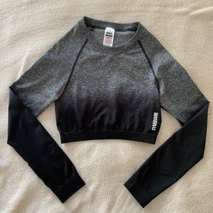 Gymshark Adapt Ombré Seamless Crop Top